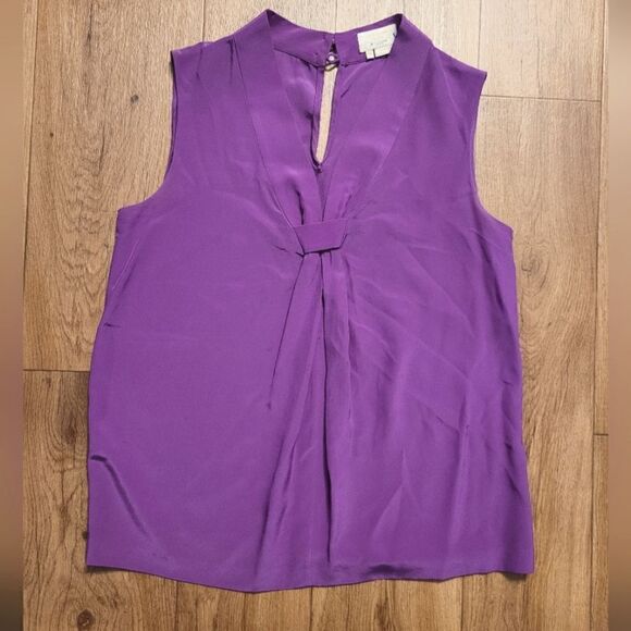 Kate Spade Silk Sleeveless Top Purple Size XS - Picture 1 of 4